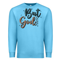 Ocean Blue but god Premium Sweatshirt - MaliasSmallBusiness