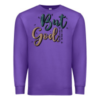 Purple but god Premium Sweatshirt - MaliasSmallBusiness