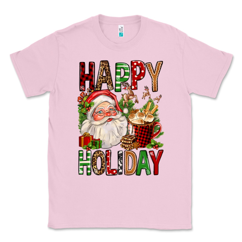 Happy Holiday Santa Claus Christmas Classic Tee by FaDigitalArtStudio | Teevron