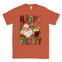 Copper happy holiday santa claus christmas Classic Tee - FaDigitalArtStudio