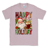 Lilac happy holiday santa claus christmas Classic Tee - FaDigitalArtStudio
