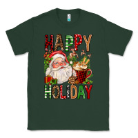 Sports Green happy holiday santa claus christmas Classic Tee - FaDigitalArtStudio
