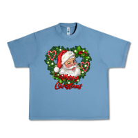 Pebble Blue merry christmas santa Urban Heavy Tee - RanaPortraitStore