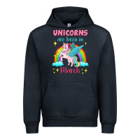 Navy unicorns are born in march Urban Hoodie - Jasminsmagicworld