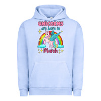 Pigment Grape Ice unicorns are born in march Urban Hoodie - Jasminsmagicworld