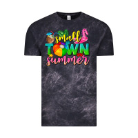 Cloud Black small town summer tbw Vintage Tee - texasbilliewilder