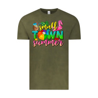 Vintage Olive small town summer tbw Vintage Tee - texasbilliewilder