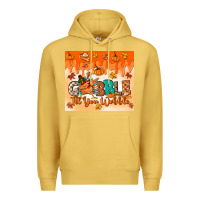 Antique Gold gobble til you wobble tumbler Premium Hoodie - MaliasSmallBusiness