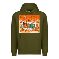 Army Green gobble til you wobble tumbler Premium Hoodie - MaliasSmallBusiness