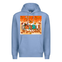 Colony Blue gobble til you wobble tumbler Premium Hoodie - MaliasSmallBusiness