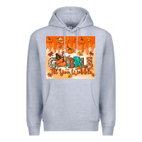 Heather Grey gobble til you wobble tumbler Premium Hoodie - MaliasSmallBusiness