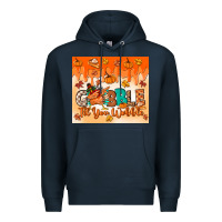 Navy gobble til you wobble tumbler Premium Hoodie - MaliasSmallBusiness