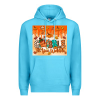 Ocean Blue gobble til you wobble tumbler Premium Hoodie - MaliasSmallBusiness