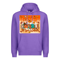 Purple gobble til you wobble tumbler Premium Hoodie - MaliasSmallBusiness