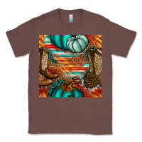 Chestnut western thanksgiving seamless pattern Classic Tee - BundleAndBundleShop