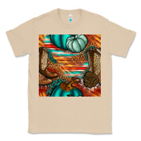 Mushroom western thanksgiving seamless pattern Classic Tee - BundleAndBundleShop