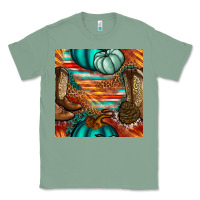 Sage western thanksgiving seamless pattern Classic Tee - BundleAndBundleShop