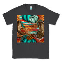 Smoke western thanksgiving seamless pattern Classic Tee - BundleAndBundleShop
