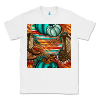 White western thanksgiving seamless pattern Classic Tee - BundleAndBundleShop
