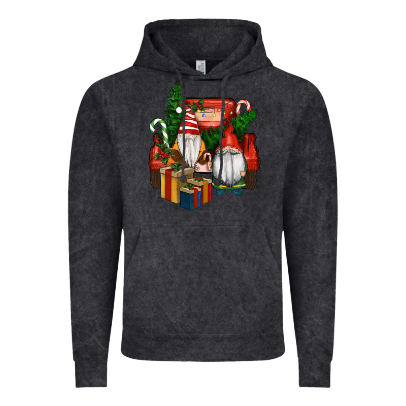 Christmas Truck And Gnome Vintage Hoodie by RanaPortraitStore | Teevron