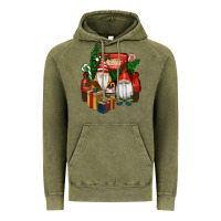 Vintage Olive Christmas Truck And Gnome Vintage Hoodie - RanaPortraitStore