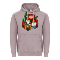 Vintage Zinc Christmas Truck And Gnome Vintage Hoodie - RanaPortraitStore