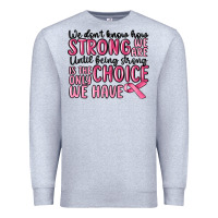 Heather Grey breast cancer malia Premium Sweatshirt - MaliasSmallBusiness