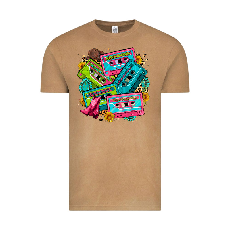 90's Country Cassette Tapes Vintage Tee by Zillion Design Studio | Teevron