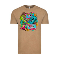 Vintage Coffee 90's country cassette tapes Vintage Tee - Zillion Design Studio