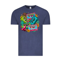 Vintage Denim 90's country cassette tapes Vintage Tee - Zillion Design Studio