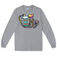 Heather Grey Rn Long Sleeve Tee - CowhideDigitalArt