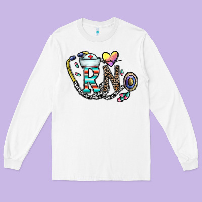 Rn Long Sleeve Tee Designed By Cowhidedigitalart