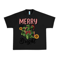 Black merry and bright with cactus Urban Heavy Tee - RanaPortraitStore