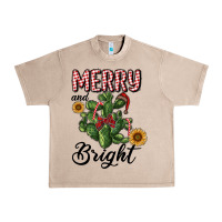 French Oak merry and bright with cactus Urban Heavy Tee - RanaPortraitStore