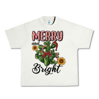 Pistachio merry and bright with cactus Urban Heavy Tee - RanaPortraitStore