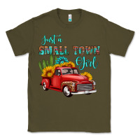 Army Green just a small town girl with car Classic Tee - HRA Design Shop