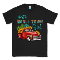 Black just a small town girl with car Classic Tee - HRA Design Shop