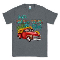 Charcoal Heather just a small town girl with car Classic Tee - HRA Design Shop