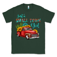 Sports Green just a small town girl with car Classic Tee - HRA Design Shop