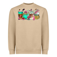 Mushroom hair hustler coffee cups Heavyweight Sweatshirt - texasbilliewilder