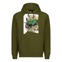 Army Green ROLL INITIATIVE Premium Hoodie - Bettercallsaul