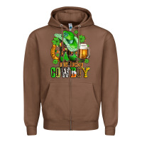 Chestnut one lucky  cowboy with hat and boots Zipper Hoodie - AdoDesignShop
