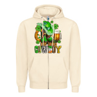 Sandshell one lucky  cowboy with hat and boots Zipper Hoodie - AdoDesignShop