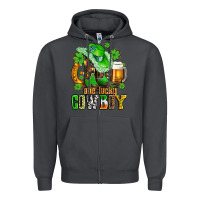 Smoke one lucky  cowboy with hat and boots Zipper Hoodie - AdoDesignShop
