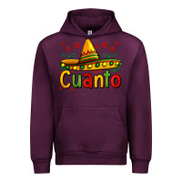 Mauve Wine Cuanto my fourth mexican birthday Urban Hoodie - Jasminsmagicworld