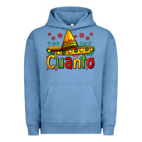 Pigment Pebble Blue Cuanto my fourth mexican birthday Urban Hoodie - Jasminsmagicworld