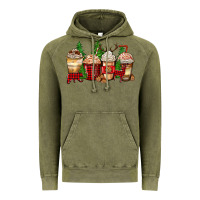 Vintage Olive lumberjack coffee cups Vintage Hoodie - Zillion Design Studio