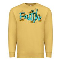 Antique Gold faith Premium Sweatshirt - MaliasSmallBusiness