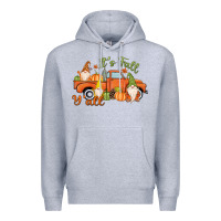 Heather Grey It's Fall Y'all Gnome Premium Hoodie - MaliasSmallBusiness
