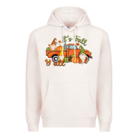 Pale Pink It's Fall Y'all Gnome Premium Hoodie - MaliasSmallBusiness
